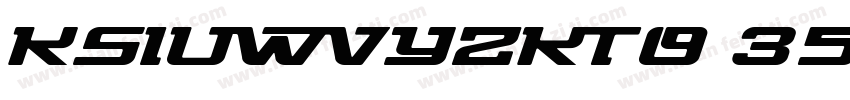KSIUWVYZKTO 35 40 常规字体转换